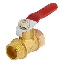 Двойной порт 1/" PT Male to 1/4" PT Female Thread рычаг Поворотный кран