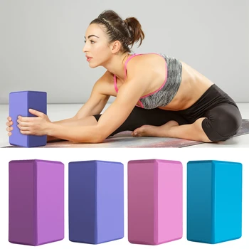 

EVA Gym Yoga Blocks Sports Exercise Foam Brick Fitness Stretching Aid Equipments Fitness Exercise Stretching Health Training