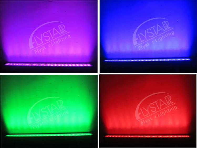 Strong waterproof ip65 grade dmx led bar 24*10W rgbw 4in1 led wall washer light for outdoor
