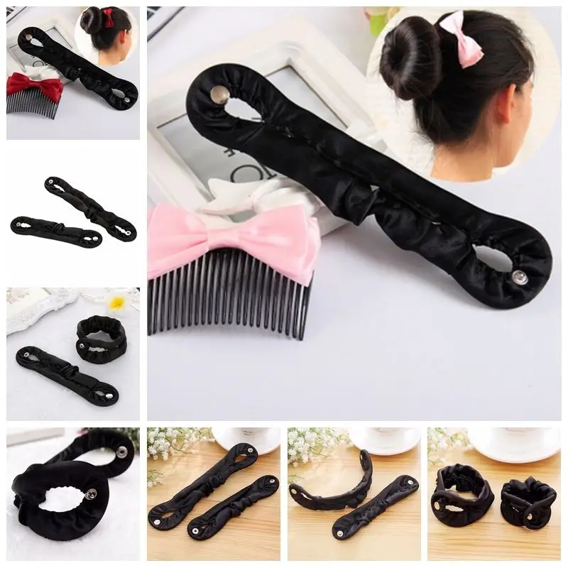 

1Pcs Women Girls Hair Braiding Tool Roller Magic Twist Styling Bun Maker Locks Weaves Hair Band Accessories