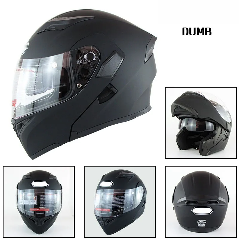 

1pc Motorbike Helmet Full-Face Cover Dual Visor for Racing Safe Accessories NR-shipping
