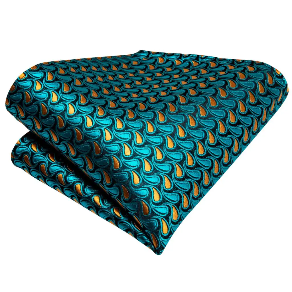 Мужские зеленые с Пейсли шелковые самостоятельно галстук-бабочка галстук для мужчин s Свадебная вечеринка бабочка галстук-бабочка платок запонки мужские аксессуары DiBanGu
