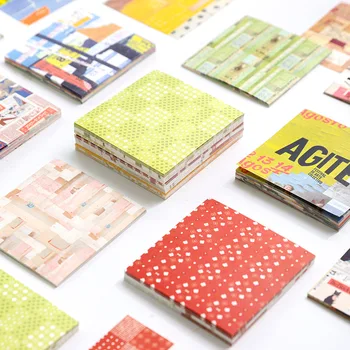 

60 Sheets Retro Gorgeous Window Series Creative Cartoon Cute Fresh Notepad Memo Pad Note Memo Sheets Stationery Office Supplies
