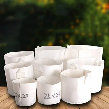 

3pcs Non-woven Plant Seedling Grow Bags Pot Home Garden Tools Potato Strawberry Fabric Vegetable Jardin Seedling Growing Pots
