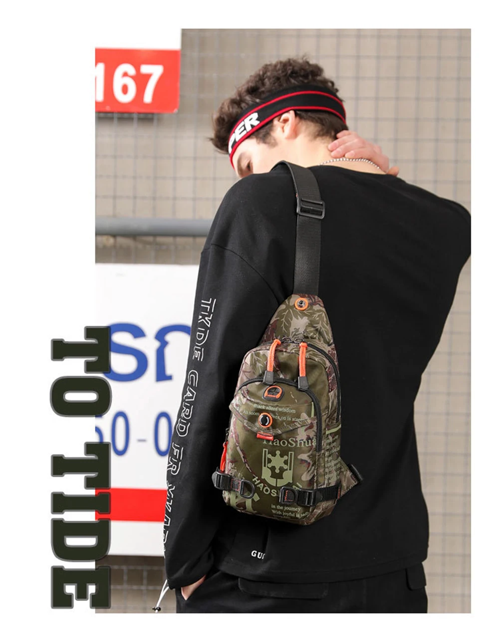 New Men Chest Bag High Quality Nylon Rucksack Knapsack Brand Famous Travel Casual Male One Shoulder Bags Sling Backpack Daypack