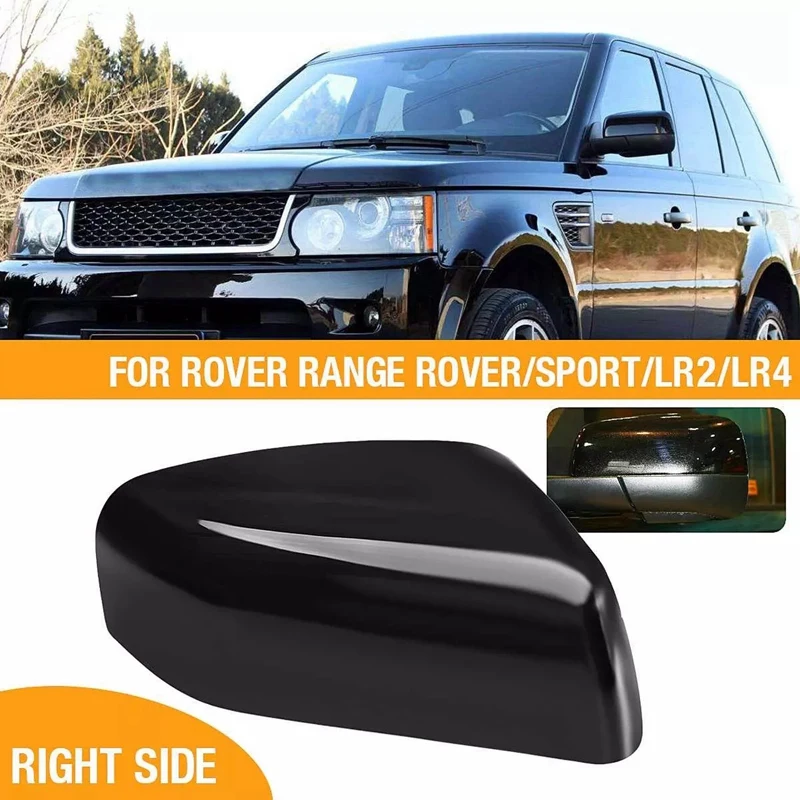 Chrome Side Door Mirror Cover For Freelander 2 LR2 Discovery 3 Range Rover Sport