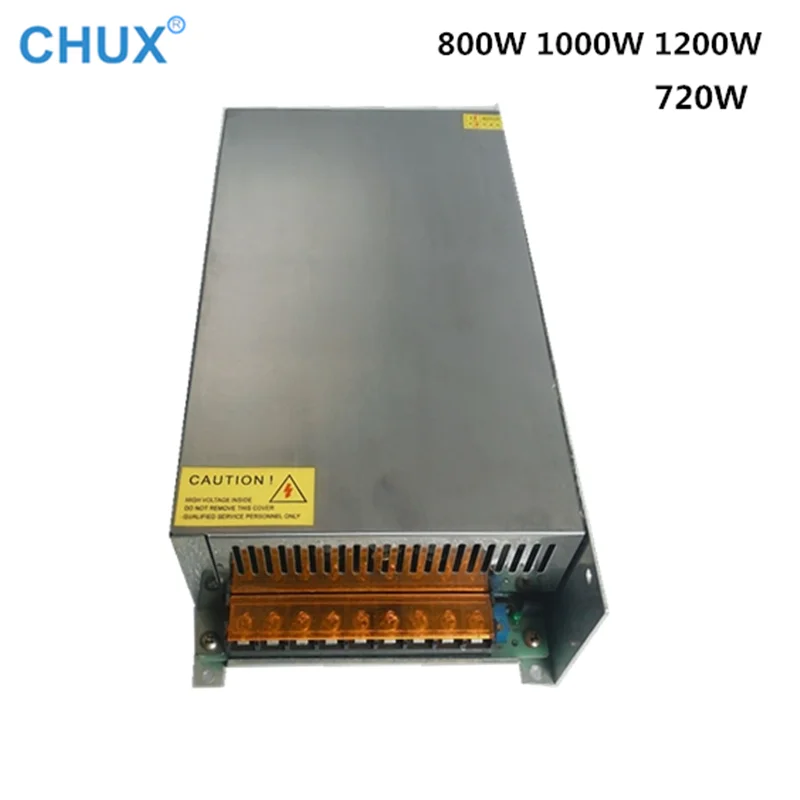 Única Saída de Alimentação Tira Led ac 12v 15v 18v 24v 27v 36v 48v 50v 60v 70v 80v 90v 720w 800w 1000w 1200 v W-smps