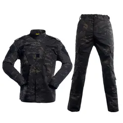 Military Special Forces Suit Army Combat Uniform (ACU), Soldier Tactical Costume, Airsoft Outfit Clothes. Finishing