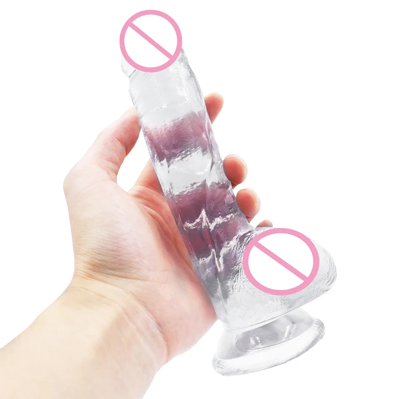Jelly Realistic Dildo with Suction Cup for Women G Spot Vaginal Ass Masturbator All Sex Orgasm Adults Products Big Penis | Красота и
