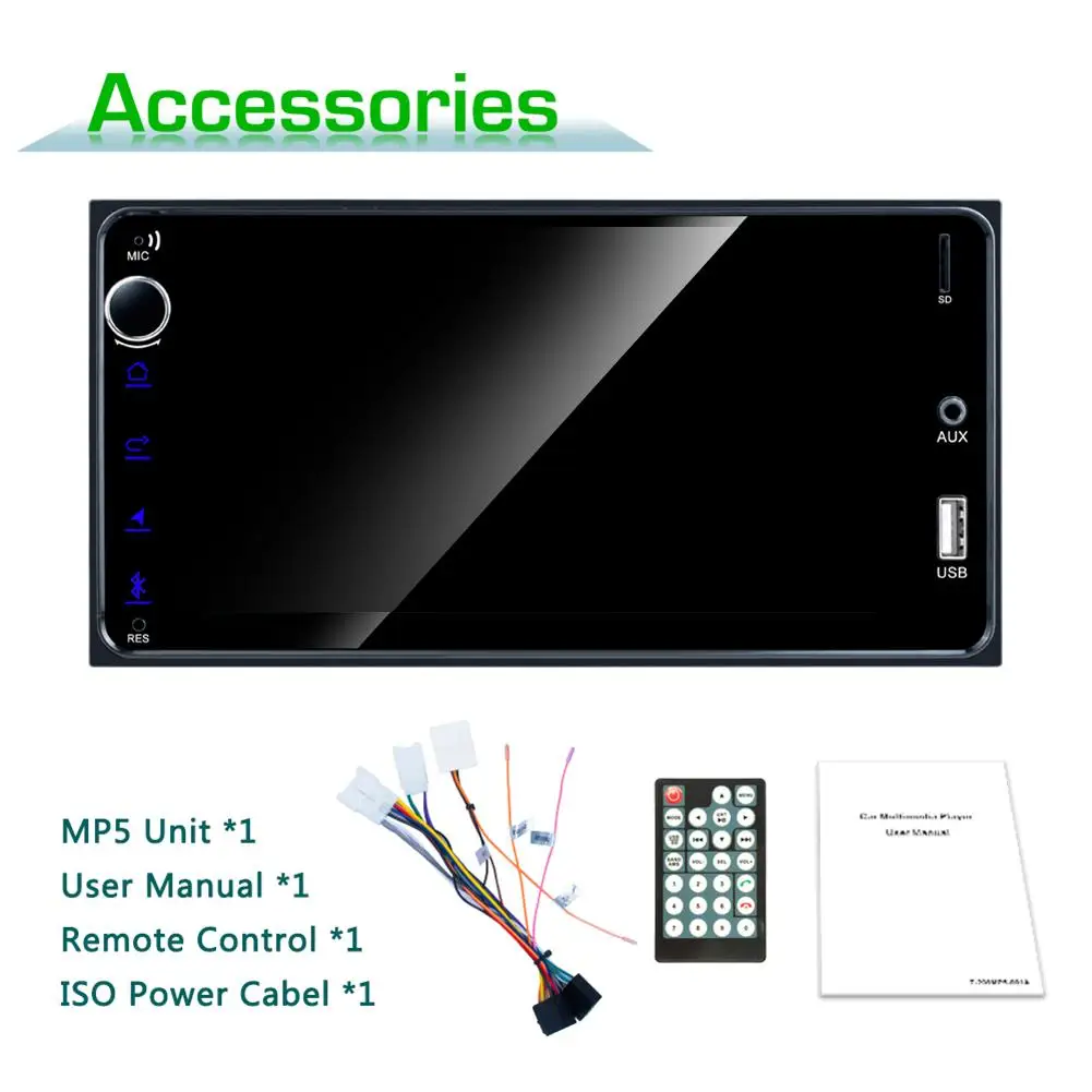 2 Din автомобильное радио " Мультимедиа для Toyota Corolla авто стерео Android/IOS Авторадио MirrorLink Bluetooth USB TF FM камера