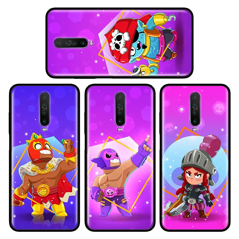 Gbrawl Stars Phone Case For Xiaomi Redmi 9 8 8a 7 7a 6 6a 9a 9c Note 8 Pro 8t 9s 9 Pro Max Soft Silicone Back Cover Funda Capa Fitted Cases - capinha galaxy a8 brawl stars