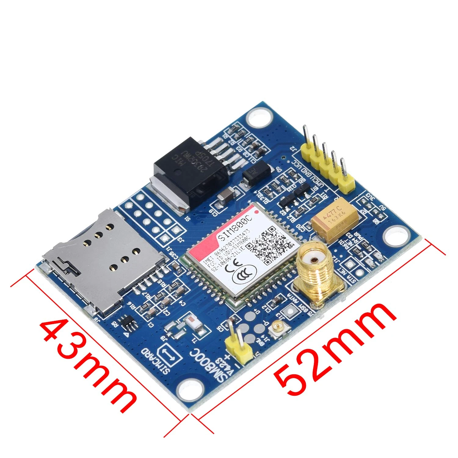 SIM800C макетная плата GSM GPRS модуль поддержка сообщения Bluetooth аудио интерфейс Поддержка TTS DTMF новое поступление