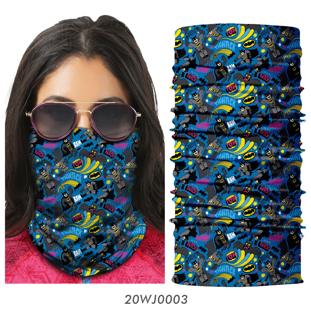 3D Женская повязка на голову Звездные войны бесшовная бандана на открытом воздухе Велоспорт Байкер шеи гетры Marvel DC супергерой косплей маски для лица - Цвет: 20WJ0003