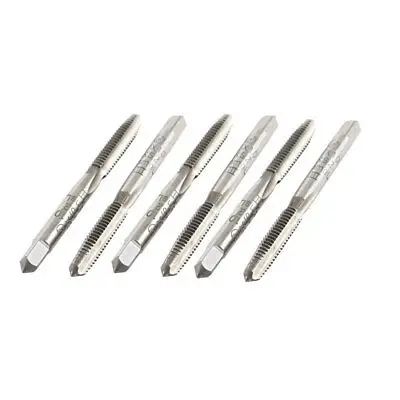 

SKS2 Steel Screw Thread Hand Tap M6 x 1.0mm Pitch 65mm Length 6 Pcs