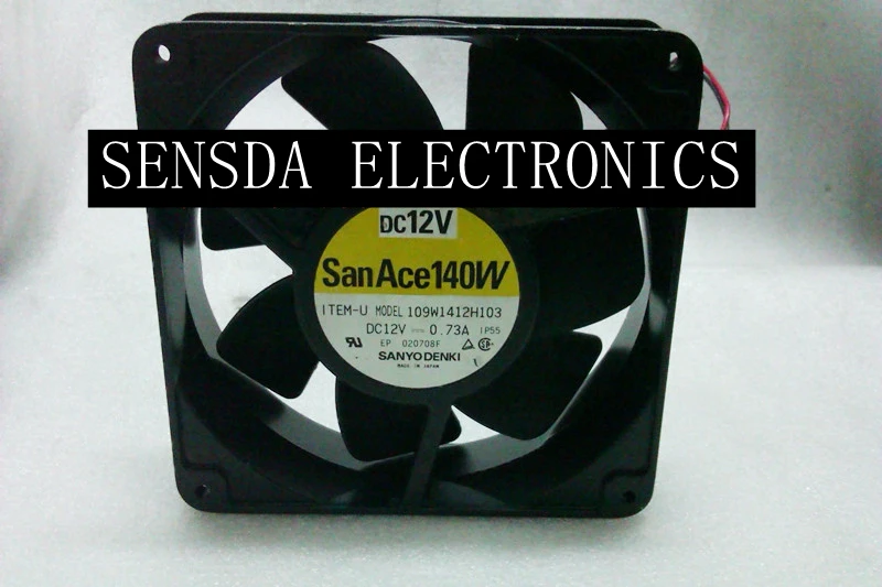 140 мм вентилятор для SANYO 109W1412H103 0.73A 14038 14 см большой поток воздуха алюминиевая рама