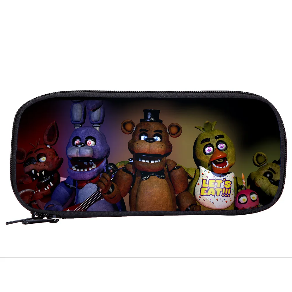 Игра Five Nights At Freddy's FNAF Сумочка для ручек и карандашей чехол для детской школы Канцтовары многофункциональные Фигурки игрушки подарок ребенку на Рождество - Цвет: 05