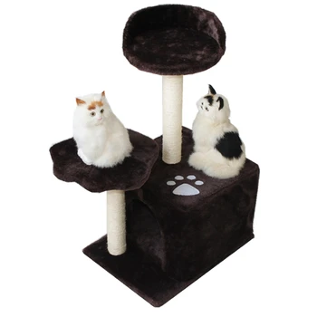 

Cat Tree Tower Pets Play Tree Scratching Tree arbre a chat Climbing Jumping Toy Frame Pets Playing Relax and Sleep Toys