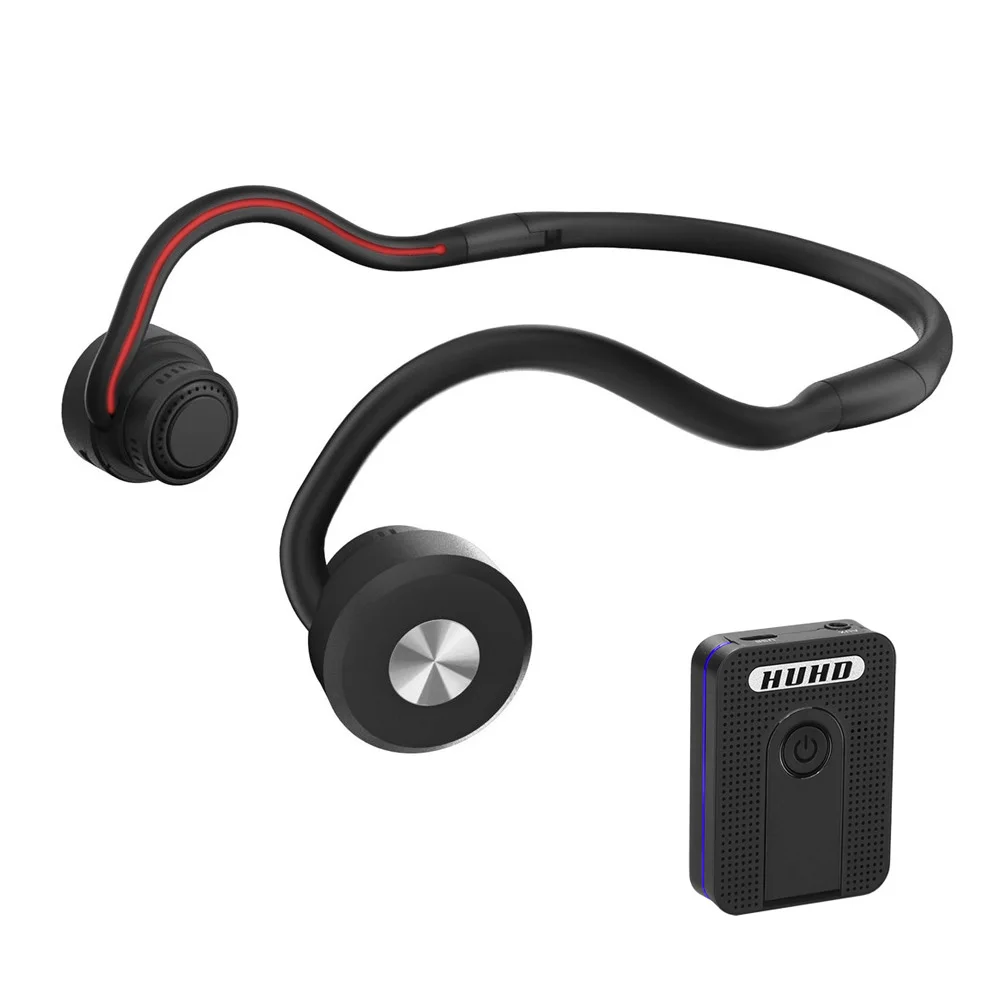 Bone Conduction Bluetooth Wireless headphones hearing aids Portable Sports headset mini Amplifier hearing aid for TV the elderly