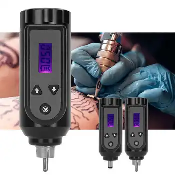 

GHOST AXE Wireless Tattoo Power Supply LCD Display Large Capacity Tattoo Machine Battery RCA/ DC Interface 8Hours Lasting Work