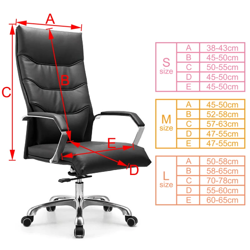 Водонепроницаемый Эластичный офисный чехол на компьютерное кресло боковой рычаг чехол для кресла спандекс вращающийся подъем пылезащитный чехол для стула без стула