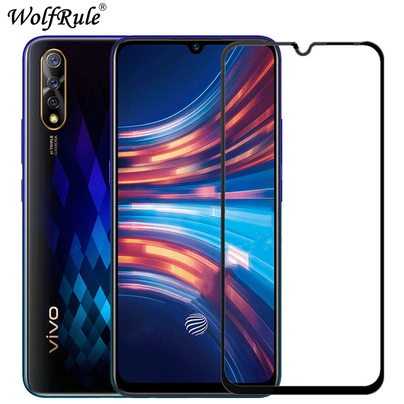 2 шт. закаленное стекло для Vivo V17 Neo полное покрытие клей Защита экрана Стекло