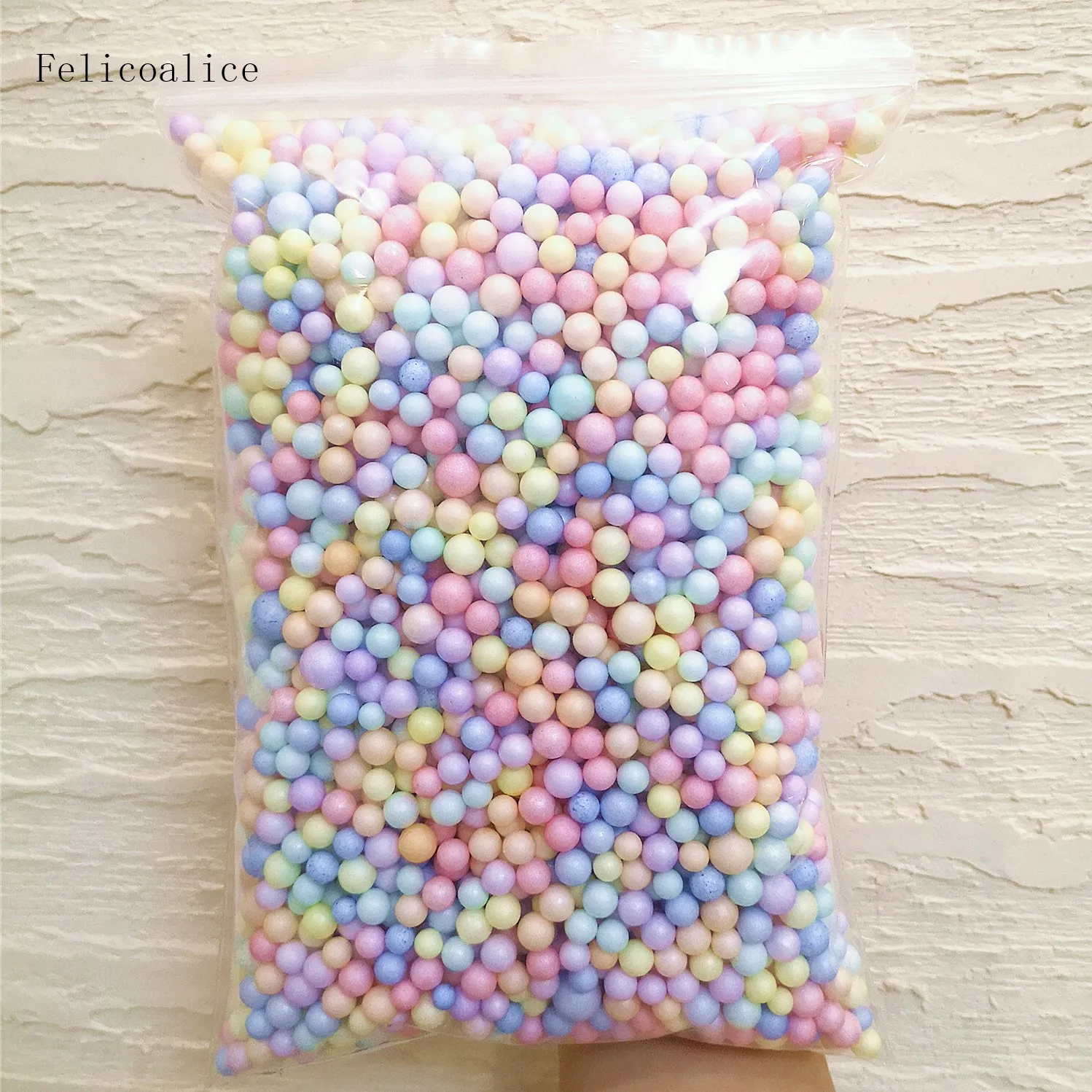 6-8mm 4000pcs Multi Color Foam Balls Mini Beads Polystyrene Styrofoam Filler Bubble Ball DIY Wedding Christmas Party Decoration 2
