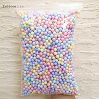 6-8mm 4000pcs Multi Color Foam Balls Mini Beads Polystyrene Styrofoam Filler Bubble Ball DIY Wedding Christmas Party Decoration 2