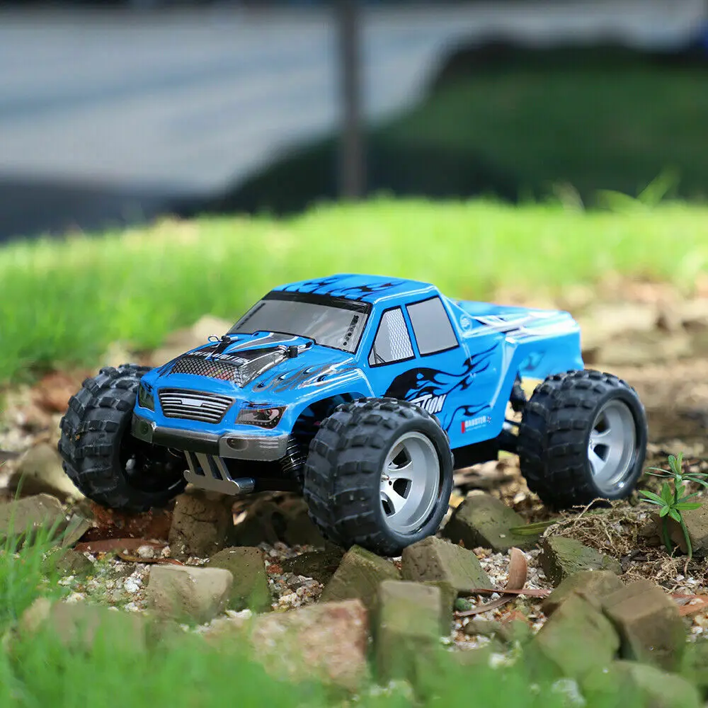 WLtoys 4WD пульт дистанционного управления высокоскоростной автомобиль игрушка 1/18 RC багги автомобиль 70 км/ч большая нога внедорожник