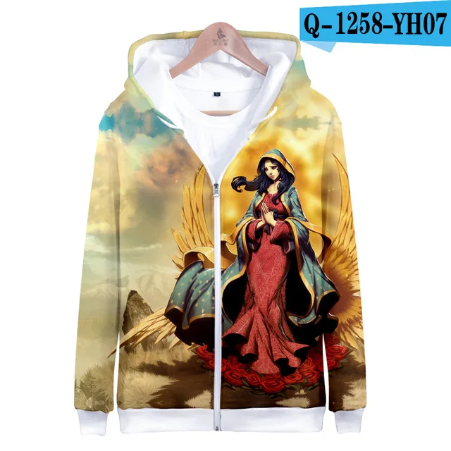 3dLL-105 Our Lady Of Guadalupe Virgin Mary catcotic, Мексика, высококачественные толстовки для мужчин, Повседневная Толстовка с капюшоном, модный пиджак, одежда - Цвет: 3dLL-105