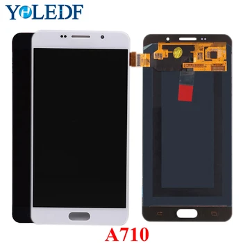 

5.5" A710 AMOLED OLED LCD For Samsung Galaxy A7 2016 SM-A710F A710M A7100 Display touch screen Pantalla digitizer assembly Parts