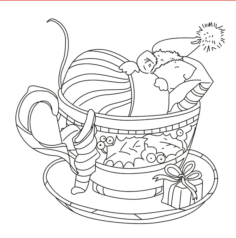 

10x10 little mouse Transparent Clear Stamps for Scrapbooking for DIY Card Making Cutting Crafts Stencil