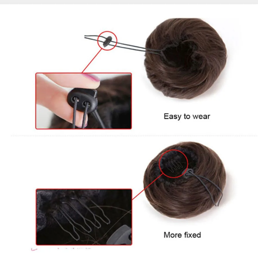 LVHAN резиновые полосы для женщин парик сужающийся из высокой термостойкие синтетические кудри аксессуары для волос Головные уборы