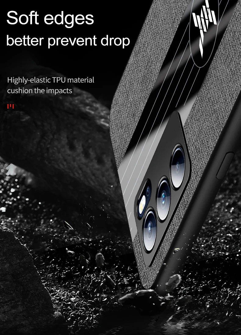 Phone Case For OPPO Reno 6 5 A74 F19 K9 A54 F19 PRO PLUS Realme V13 X7Pro GT find X3 Pro Cover Ultra Soft Fabric TPU Back Funda