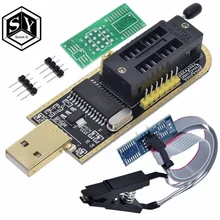 1 Uds lo genial que Electrónica Inteligente CH340 CH340G CH341 CH341A 24 25 serie Flash EEPROM BIOS PROGRAMADOR USB con Software y conductor