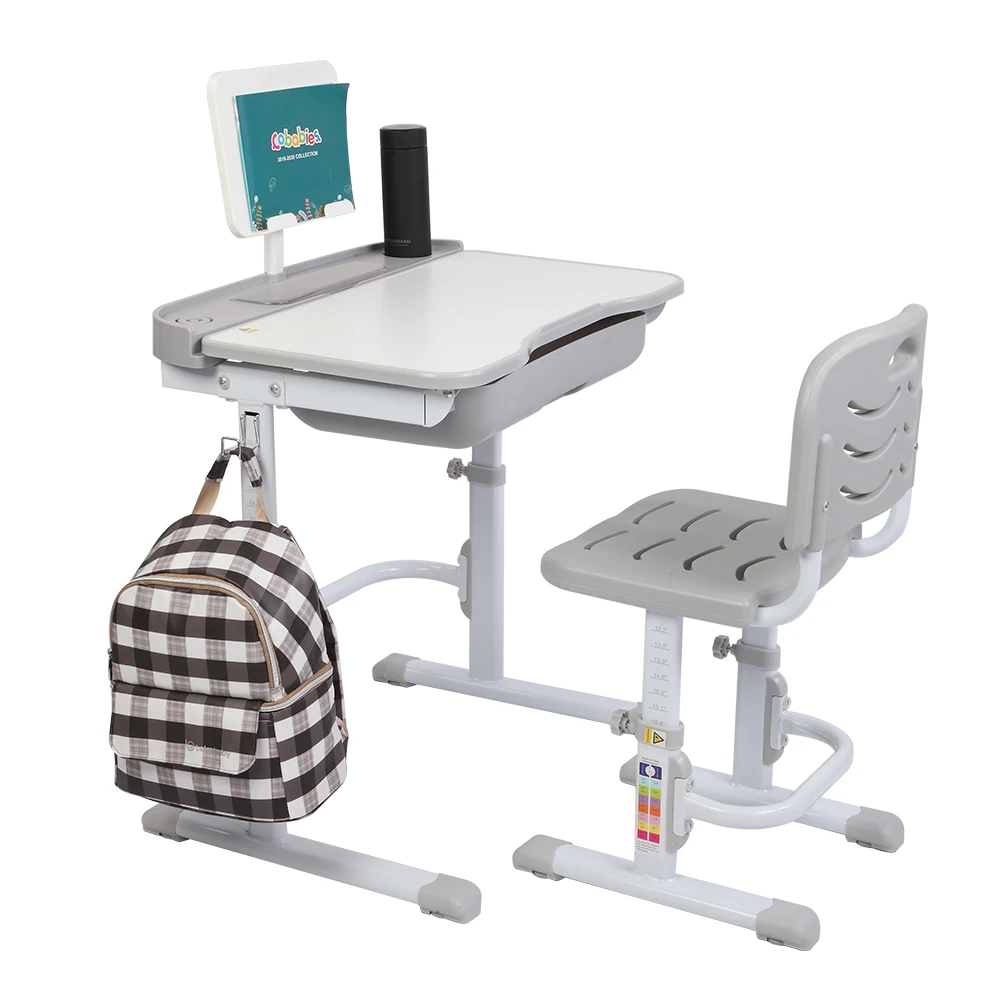 Adjustable Kid S Study Desk Chair Set Tiltable Multifunctional