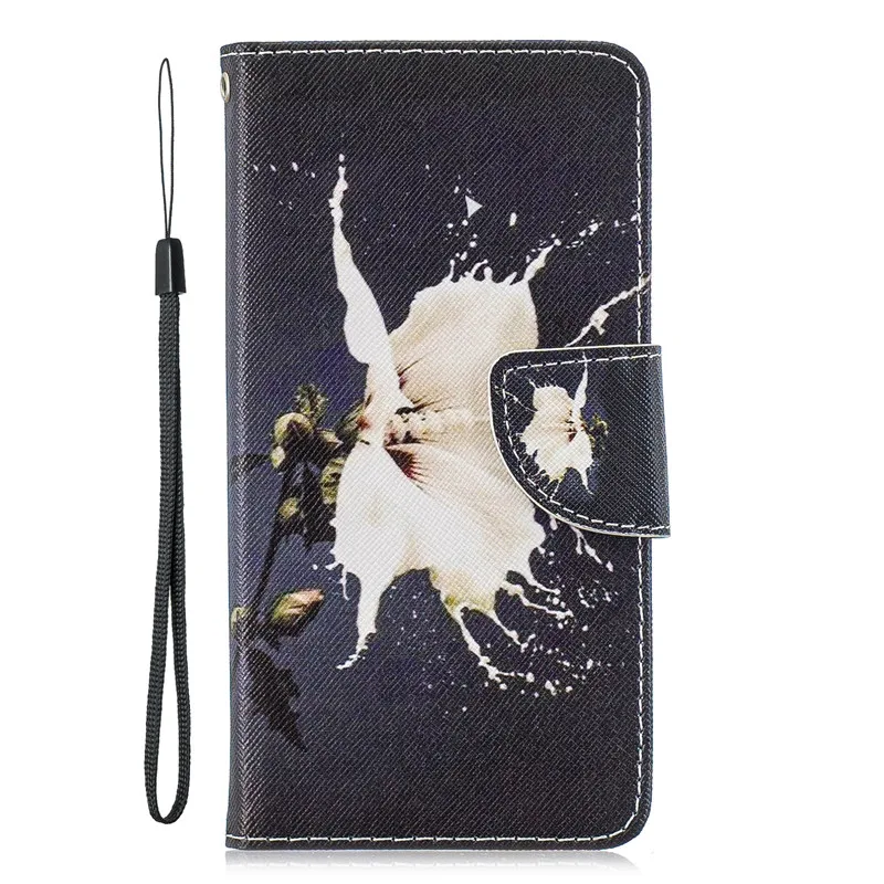 COOLY кожаный чехол с кошкой для samsung Galaxy S10e S10 Plus S9 S8 S7 Edge задняя крышка на Note 8 9 кошелек Флип Единорог Сова чехол для телефона - Цвет: Style 12
