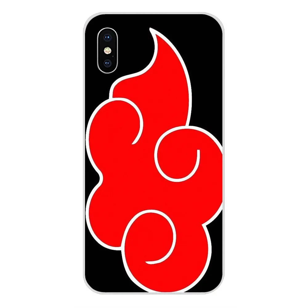 Мягкий чехол для телефона Naruto Akatsuki Clan Cloud резиновый Xiaomi Redmi Mi 4 7A 9T K20 CC9 CC9e Note 7 9 Y3 SE Pro