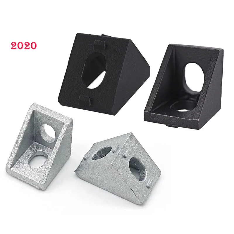 10 個アルミ 2020 コーナーブラケット継手アルミ 20x20 L