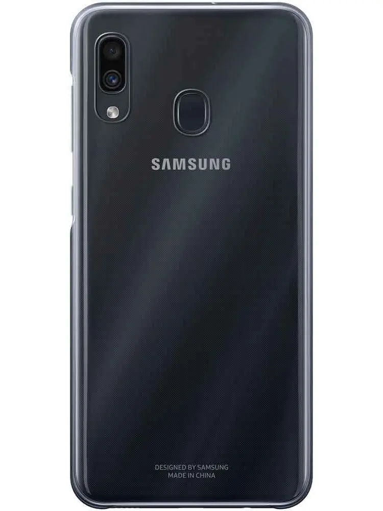 Чехол для смартфона Samsung Galaxy A30 Gradation Cover Черный (EF-AA305CBEGRU) | Мобильные телефоны и