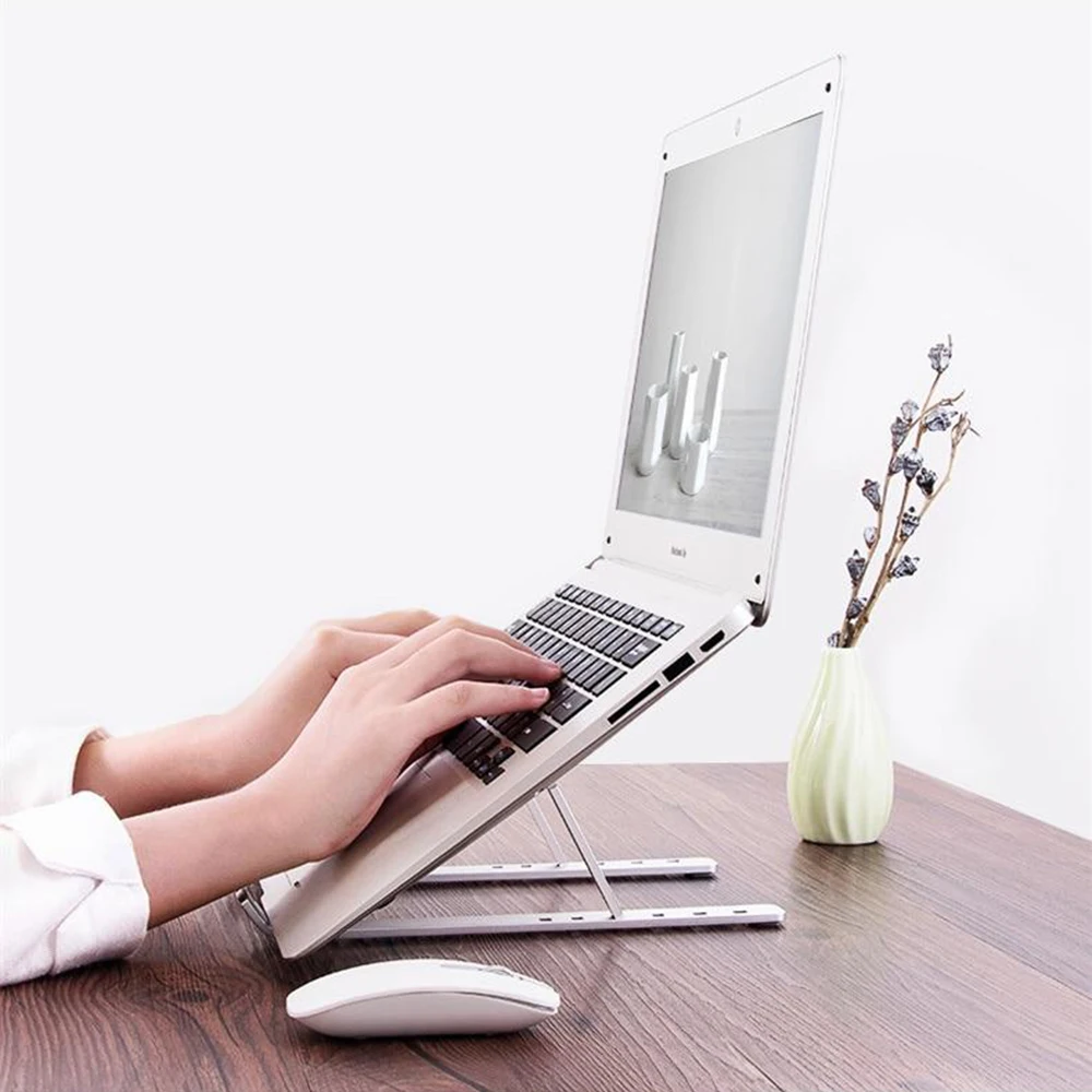 

Laptop Stand Holder For Macbook Pro Notebook Foldable Aluminium Alloy Laptop Stand Bracket Laptop Stand Bracket For Pc Notebook