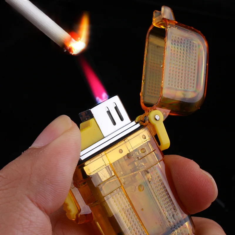 

Portable Waterproof Jet Lighter Outdoor Survival Torch Butane Gas Turbo Cigar Cigarette Lighter Smoke Windproof Pipe Camping