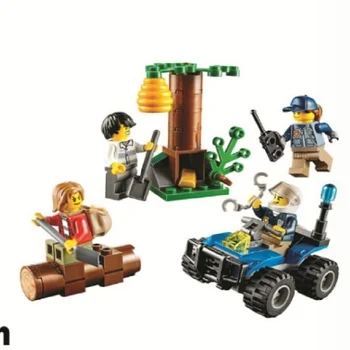 

City SWAT Mountain Special Police 112pcs Building Blocks DIY Toys For Children Compatible With Lepining City