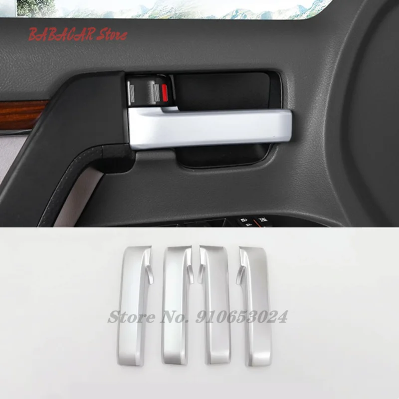 

ABS Matte Car Lnterior Door Handle Bowl Trim Cover Sticker For Toyota Land Cruiser 200 LC200 2016-2020 Accessories 4 Pcs