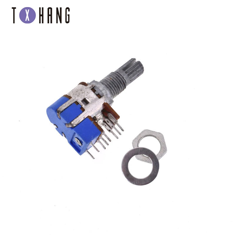 Stéréo B503 50K ohm Double Transition linéaire Contrôle Volume Potentiomètre Switch