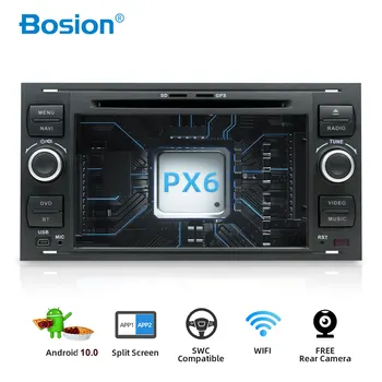 

Bosion Android 10 Car DVD 2 Din car stereo for Ford Mondeo C-max focus galaxy S-max fusion ranger Multimedia Autoaudio DSP 4G64G