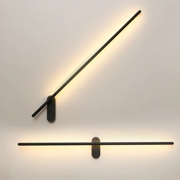 

ZISIZ Modern Aluminum LED Wall Lamp Ins Bedroom Wall Light Indoor Decor Light Fixture Lustres Tech