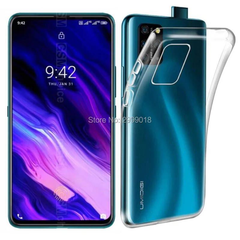 Для UMIDIGI S5 Pro чехол для Прозрачная силиконовая задняя крышка из ТПУ телефона