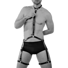 Панк кожаный ремень Харадзюку сексуальный боди Подвязки Пояс набор талии чулок Нижнее белье пастельный Готический gg пояс БДСМ бондаж