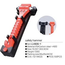 Автомобильный безопасный выход стеклянный оконный выключатель Аварийный молоток ремень безопасности резак автомобильные аксессуары J8