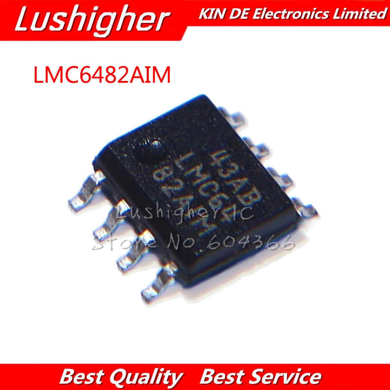 10Pcs LMC6482AIM SOP LMC6482 SOP 8 LMC64 LMC6482AIMX SMD|วงจรรวม ...